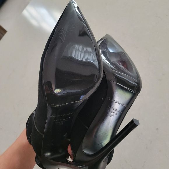 Gianmarco Lorenzi High Heel Pump Black Suede 39 - Picture 10 of 11